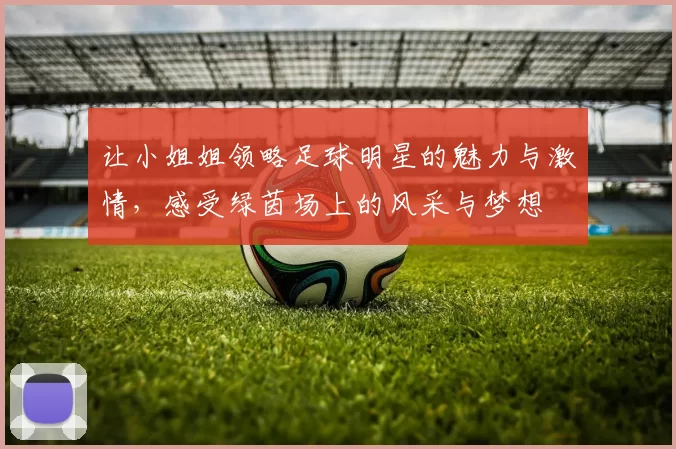 让小姐姐领略足球明星的魅力与激情，感受绿茵场上的风采与梦想